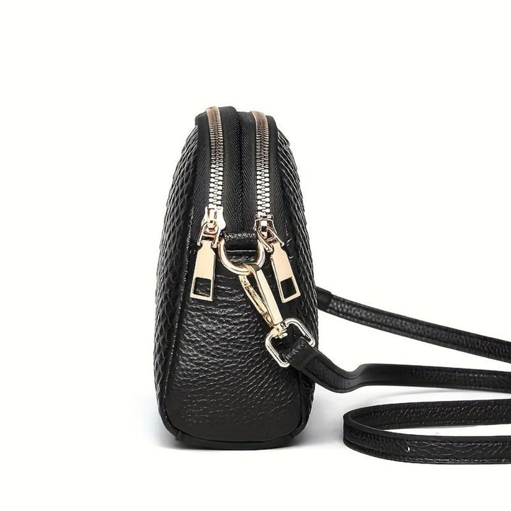 Cora | Belle mini geantă crossbody din piele ecologică cu model crocodil