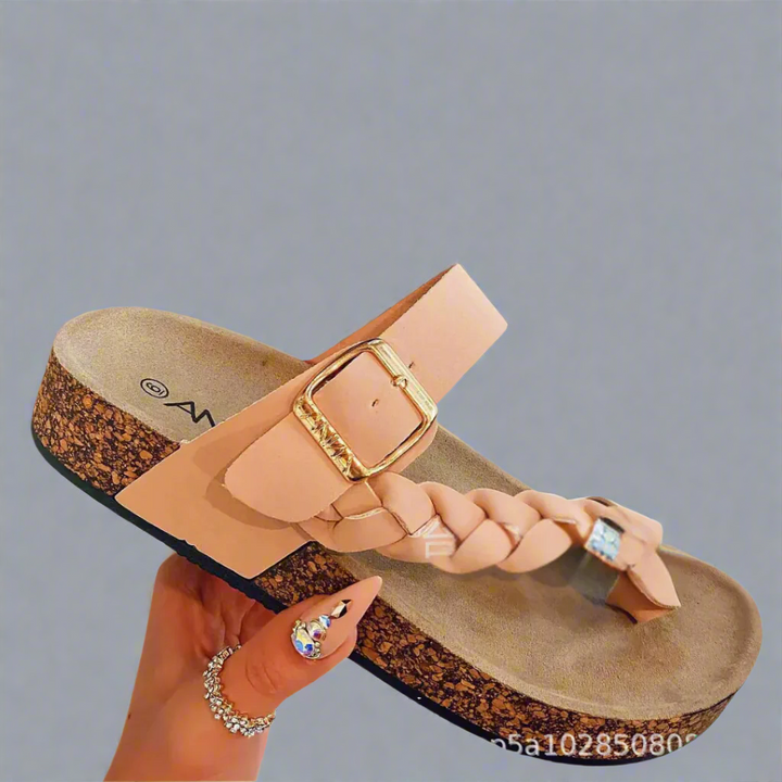 Josepha | Papuci din piele confortabili din materiale de înaltă calitate pentru vară