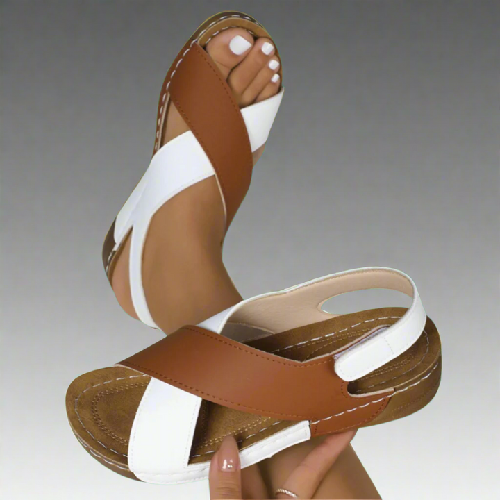 Sonnhild | Sandale premium realizate manual, de culoare bleumarin