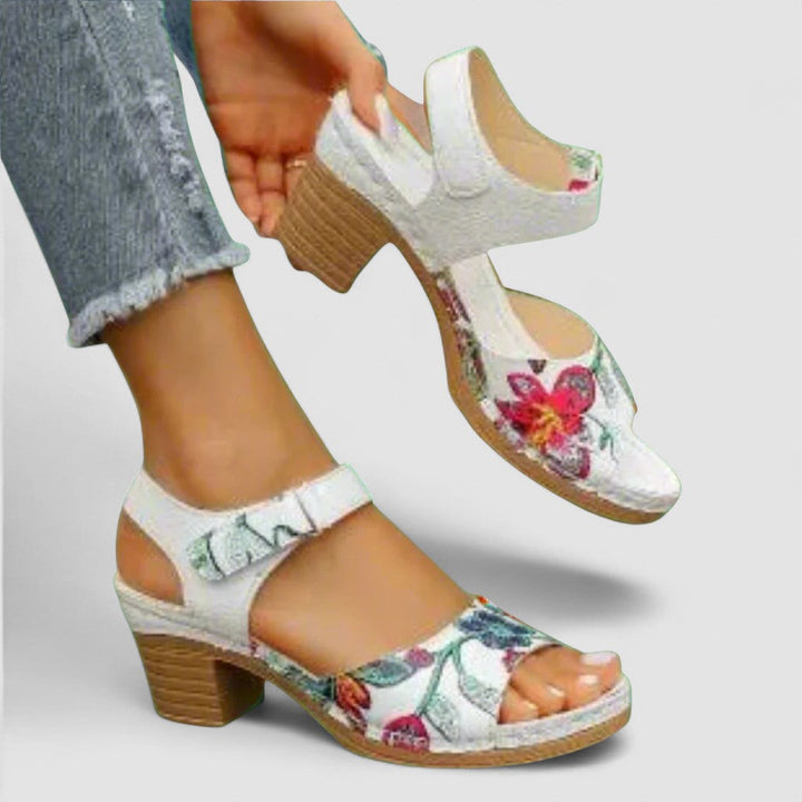 Marisa – Sandale de Damă Elegante Peep-Toe Făcute Manual din Materiale Premium