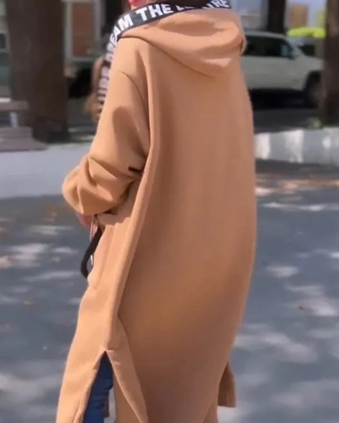 Marina – Hanorac lung cu glugă