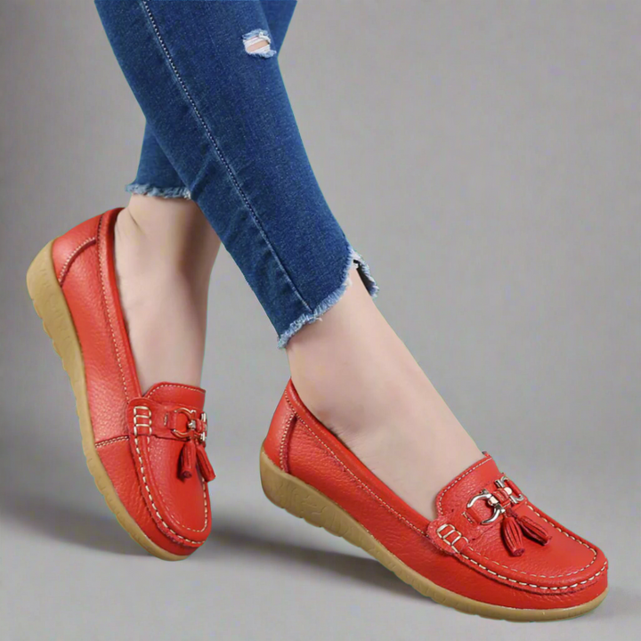 Ulfrida | Mocasini ortopedici din piele pentru confort și stil