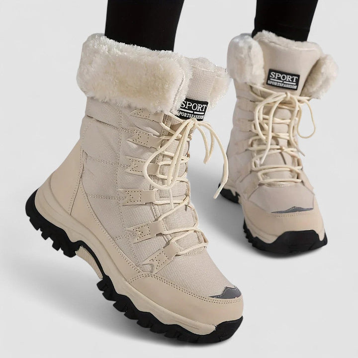 Riley – Botine de Damă de Iarnă cu Blană Călduroasă