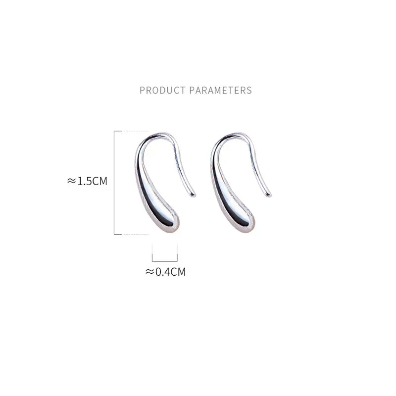 Wassertropfen Ohrringe