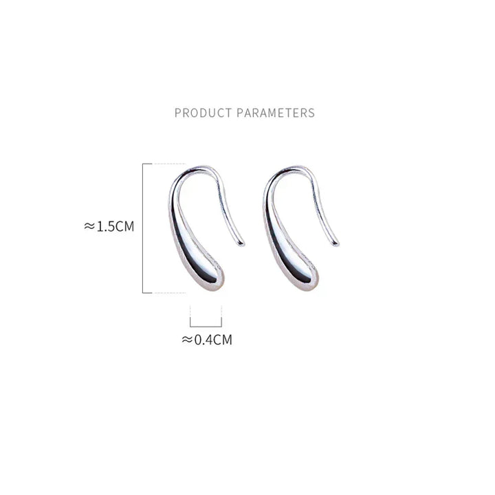 Wassertropfen Ohrringe