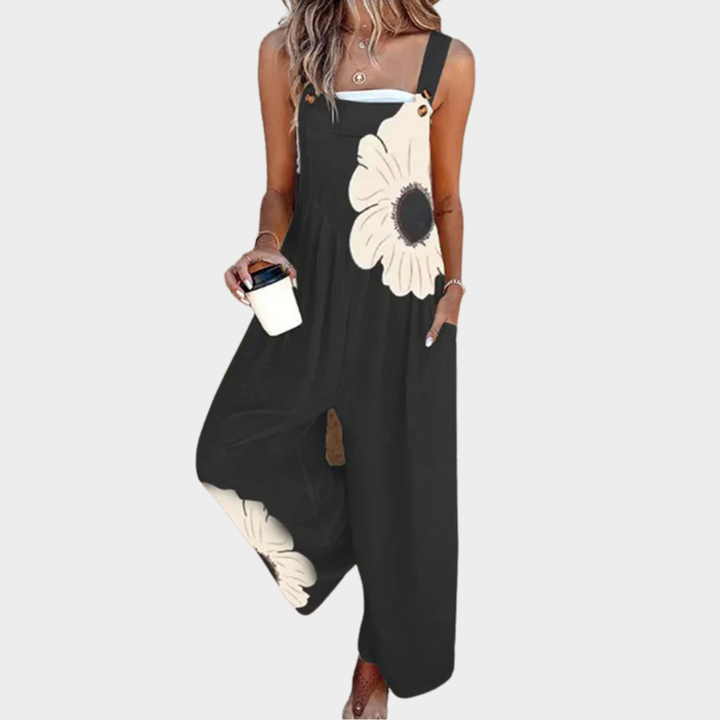 Salopetă imprimată confortabilă