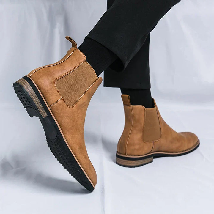 Kayden™ | Botine Chelsea din piele