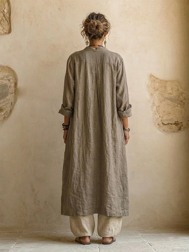 Set Retro în Trei Piese cu Imprimeu Artistic Nomad