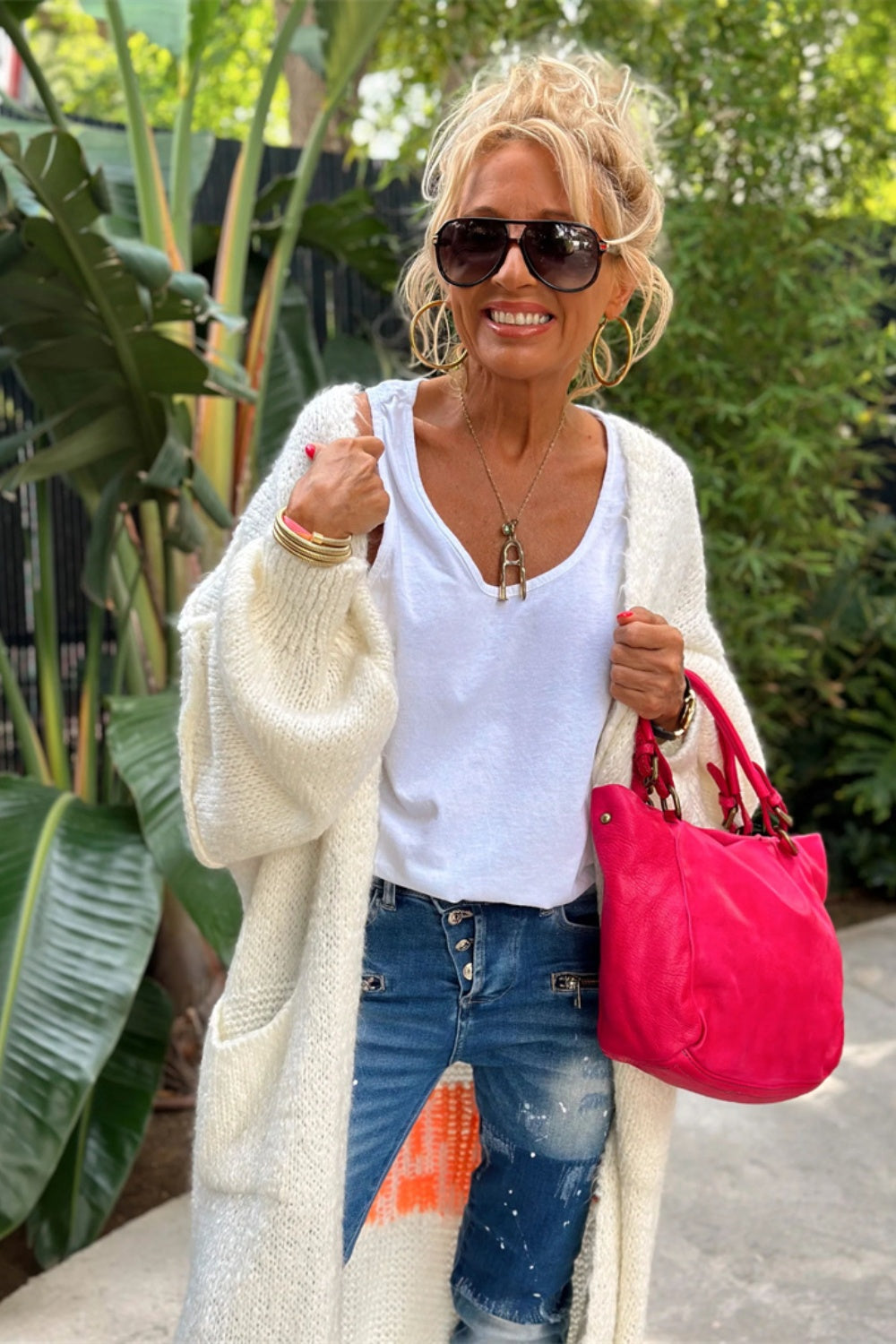 Giovanna | Cardigan lung oversized