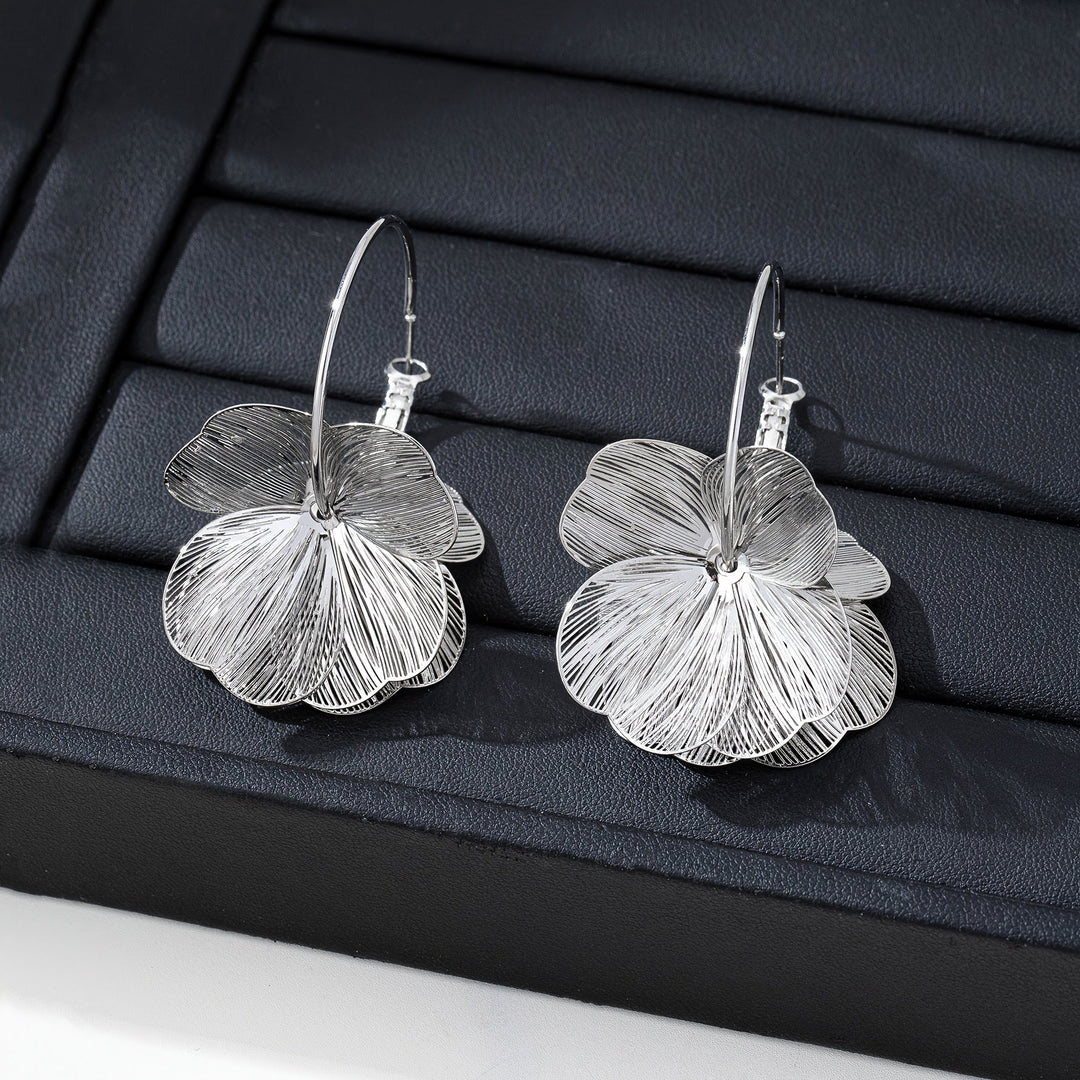 Überdimensionale Goldhohl Ohrringe