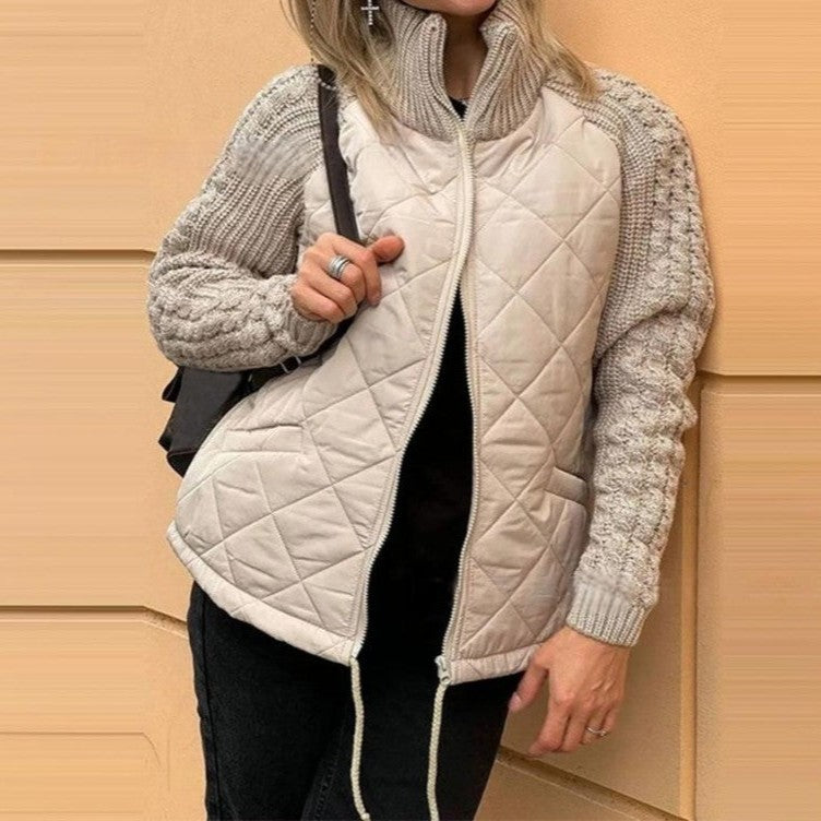 Rossella | Jachetă Tricotată Patchwork